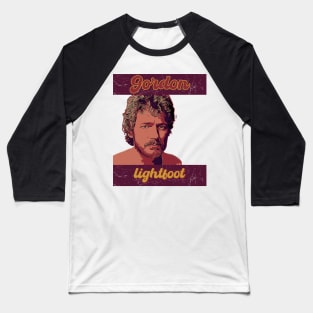 Gordon Lightfoot | Vintage poster Baseball T-Shirt